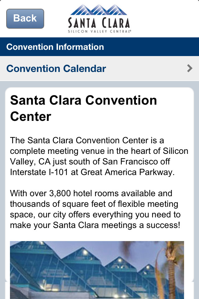 Image of Visit Santa Clara for iPhone